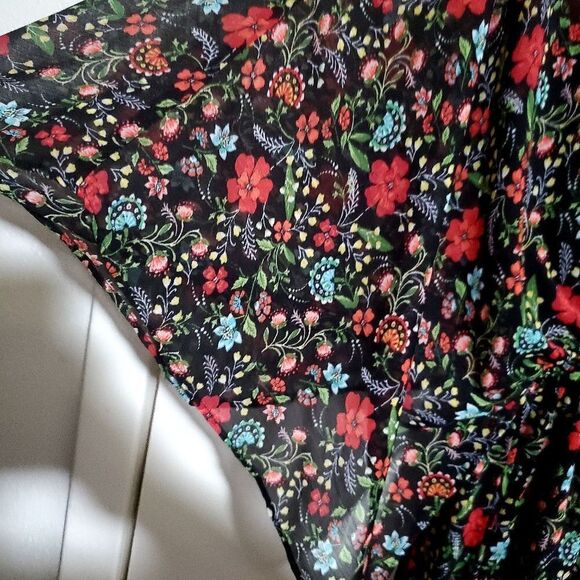 Curations NWT Floral Print Maxi Sundress Size M - Picture 7 of 12